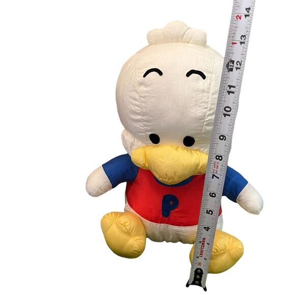 Sanrio 1996 Pekkle Puffalump Plush Duck Stuffed Animal 13” w/tag attached white - Picture 10 of 12